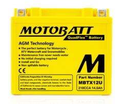 MBTX12U AGM Motorcycle Battery