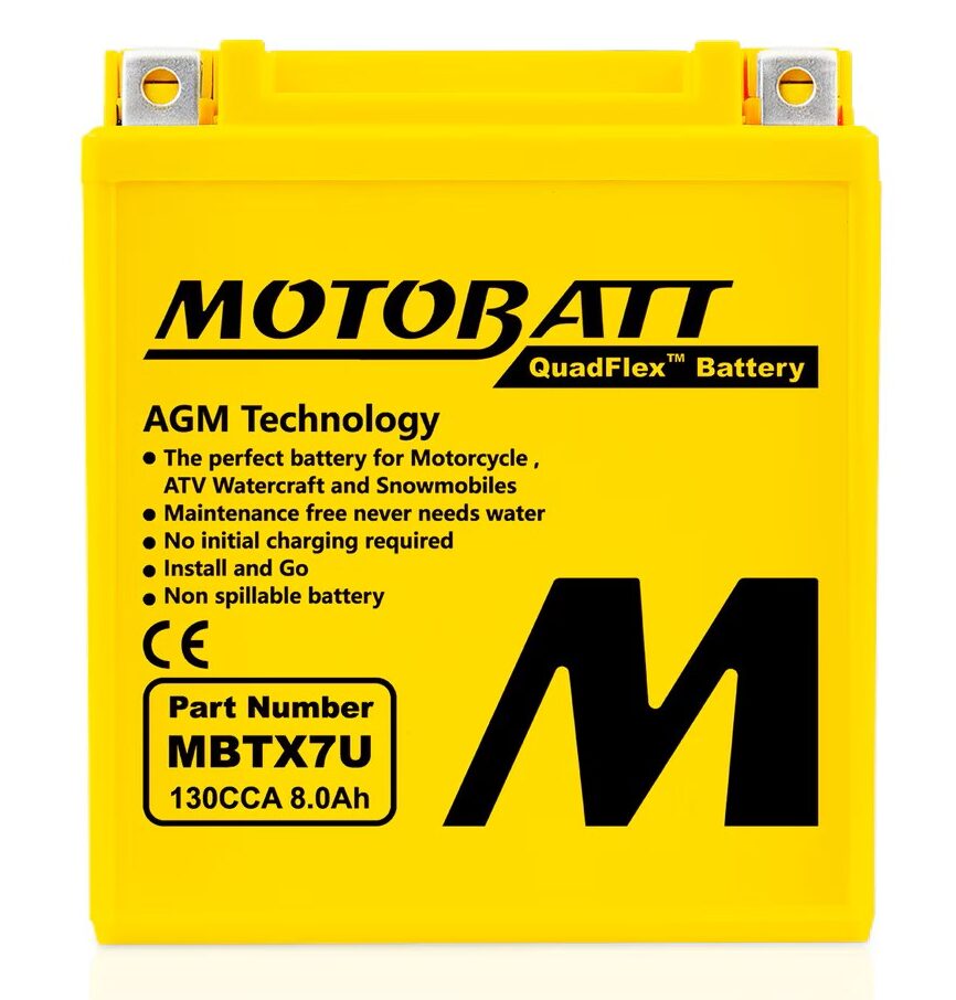 MotoBatt MBTX7U front view