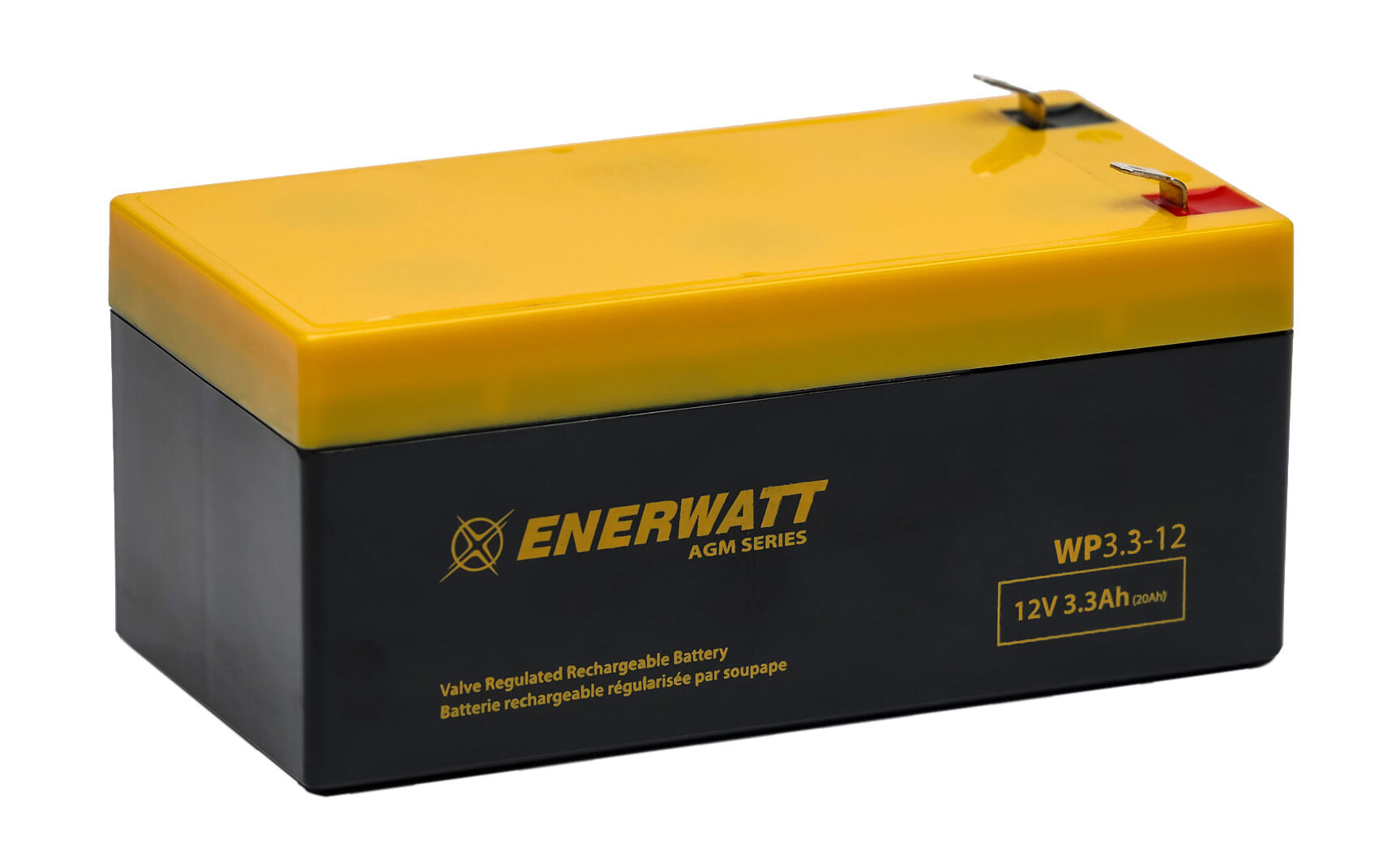 12 Volt 3.3 Ah AGM Battery