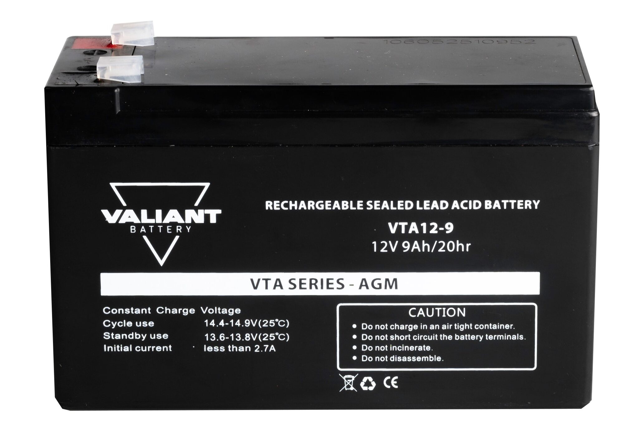 12V 9AH AGM Battery VTA12-9