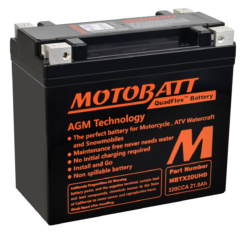 MotoBatt MBTX20UHD AGM Motorcycle Battery