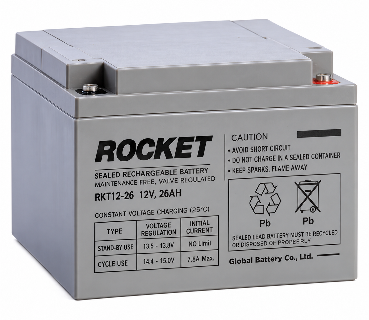 RKT12260 12V 26Ah AGM