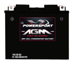 YT12B-BS AGM Motorcycle battery