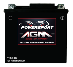 YTX7L-BS AGM Motorcycle Battery - AGM7L