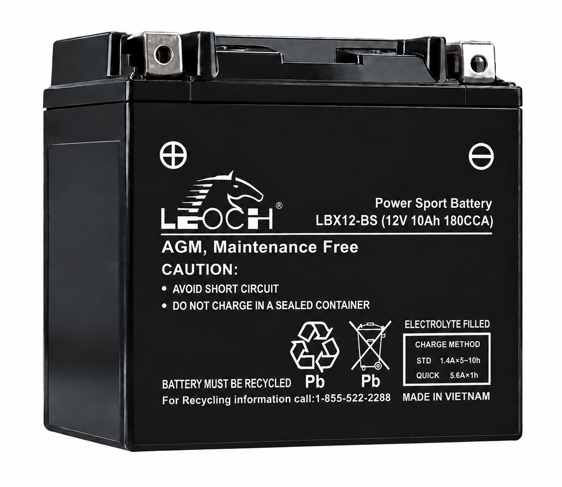 YTX12-BS Motorcycle Battery