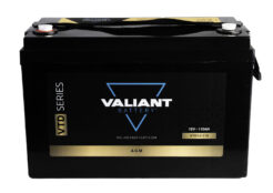Valiant VTD12-110 12V 110Ah High Cycle AGM Battery. Group 31 size. Long Design Life.