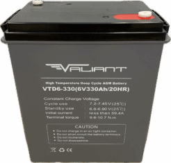 VTD6-330 Deep Cycle AGM