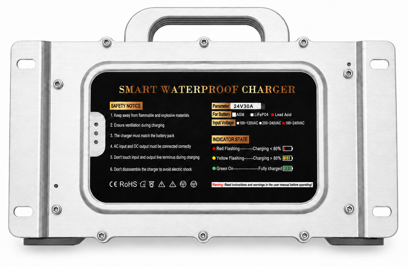 24V Industrial flooded Battery Charger