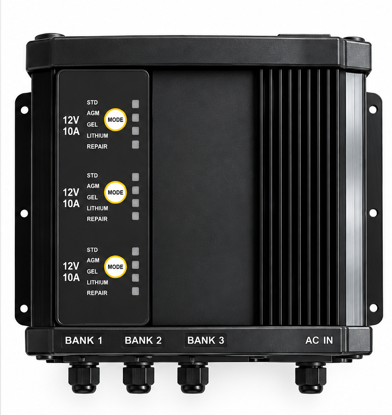 3 Bank Marine Charger